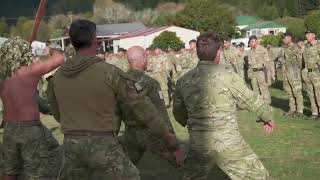 NZDF Haka meets Gurkari Kukri Dance New Zealand Army [upl. by Dawes411]