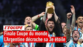 Coupe du monde 2022  L’Argentine sacrée face à la France après une finale exceptionnelle [upl. by Krishnah670]