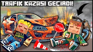 EFEKAN VE OSMAN TRAFİK KAZASI GEÇİRDİ ÖLDÜLER 😱 Minecraft [upl. by Carlisle]