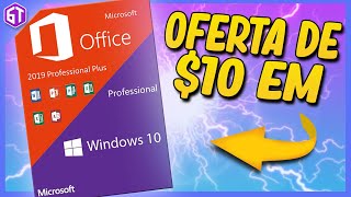 Pirataria Não Compensa Windows 10 Por 10 PACOTE OFFICE 22 GVGMall [upl. by Akinek]