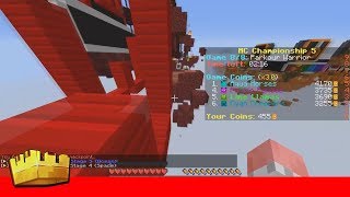 Technoblade Does a quotFlawlessquot Parkour Run in Minecraft Championship [upl. by Llewxam]