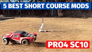 5 Best Short Course RC Truck Upgrades and Mods  Using Team Associated Pro4 SC10 [upl. by Ynna]