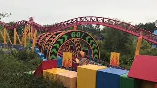 Slinky Dog Dash 2nd Launch on Soft Opening Day [upl. by Paddy616]