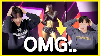 Korean react LISA FIRST SOLO CONCERT ‘ROCKSTAR fancam 😱😍 [upl. by Tita655]