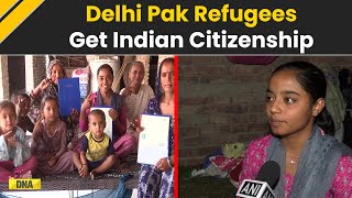 CAA Pakistani Refugees in Delhi Rejoice Thank PM Modi For Citizenship  Citizenship Amendment Act [upl. by Tada]