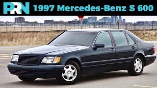 StraightPiped V12 SClass  1997 MercedesBenz S 600 Review [upl. by Thorndike]