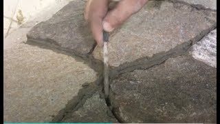 How to Grout Thin Veneer with Pointing Mortar [upl. by Katheryn]