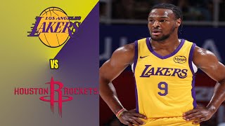 Lakers vs Rockets  Lakers Highlights  Las Vegas NBA Summer League  July 12 2024 [upl. by Imerej]