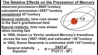 Astronomy  Ch 10 Mercury 25 of 42 The Relativity Effect on the Precession of Mercury [upl. by Bekah984]