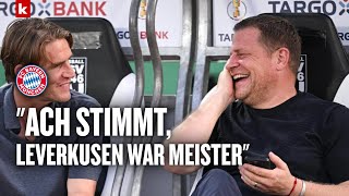 Das sind die TitelFavoriten von Kompany und Eberl  FC Bayern München [upl. by Gerhan]