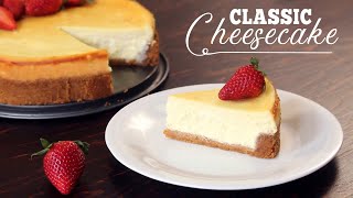 Classic Cheesecake Recipe  How Tasty Channel [upl. by Arlinda]