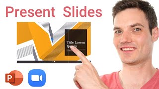 How to properly present PowerPoint slides in Zoom [upl. by Bushore184]