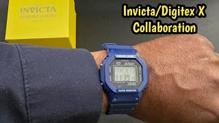 Invicta  Digitex X Digital Watch Collaboration Unboxing AC424003 [upl. by Trinl]