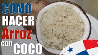 Cómo hacer arroz con coco estilo Panameño  Zu cocina [upl. by Kemeny]