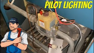 Help Gas Boiler Isn’t Working Pilot Lighting Instructions for US Boiler Burnham [upl. by Yecart182]