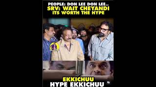 Spirit Movie hype Ekkinchu Sundeep Reddy vanga Anna🤯🤩 [upl. by Dene]