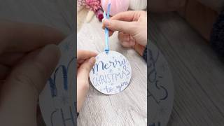 🎁 DIY Geschenkanhänger 🎁 bastelideen weihnachtsbasteln christmasdiy diygifttag [upl. by Adnik958]