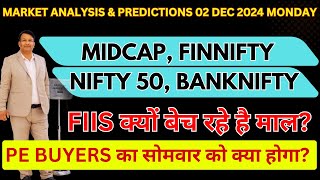 Midcap Nifty Prediction amp Bank Nifty Analysis for Monday 02 December Finnifty Nifty 50 Tomorrow [upl. by Glasgo915]