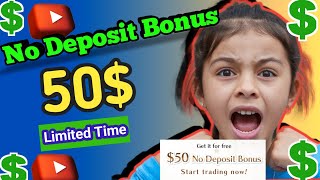 New 50 No Deposit Bonus forex 2024  Start Forex Trading Without Deposit shahzaibfx 🤑🤑🤑 [upl. by Siuol]