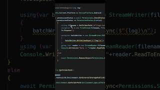 How to write logs in MAUI  VScode android viral androidlogs appdevelopment batcodes akhil [upl. by Kyriako360]