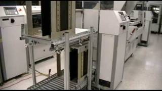 Universal Instruments SMT Magazine loader  Unloader w DEK Printer 4TechUSAcom [upl. by Madoc]