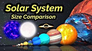 Solar system Size comparison [upl. by Gewirtz]