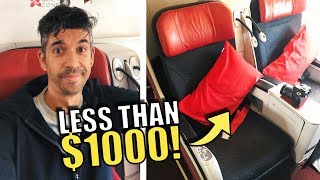 Premium Flatbed under 1000 Air Asia X Review [upl. by Earahc309]