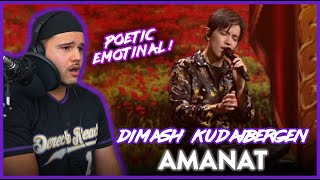 Dimash Kudaibergen Reaction AMANAT Аманат BEAUTIFUL  Dereck Reacts [upl. by Aietal]