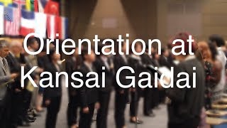 Orientation at Kansai Gaidai 関西外大 [upl. by Akselav]