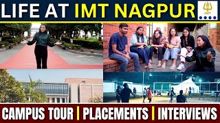 IMT Nagpur Campus tour 🔥College Life  Classrooms  Student Interview  Beautiful Campus 🌿mba [upl. by Danna]