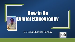 How to Do Digital Ethnography USP Lectures [upl. by Kemme]