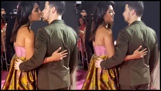 Priyanka Chopra KISSES Nick Jonas At The Pink Carpet Of Isnt It Romantic World Premiere [upl. by Sedgewick987]