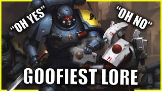 10 of the SilliestGoofiest Moments in Warhammer 40k Lore [upl. by Enived]