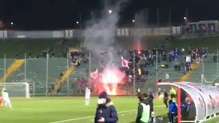 Ultras Ancona accolgono i pescaresi [upl. by Jegger]