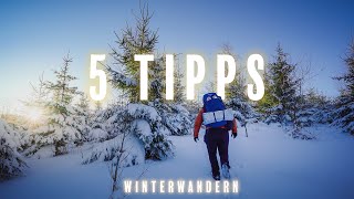 5 Tipps für die erste Winterwanderung  Wanderausrüstung [upl. by Ellenuahs951]