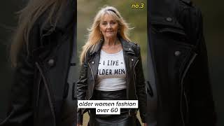 Stylish Fashion style for Mature Women Over 60 Trendy Outfits and Ideas  Natural older women 60 [upl. by Hoffarth]