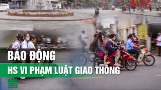 Báo động học sinh vi phạm luật giao thông lỗi do người lớn VTC14 [upl. by Eelrehpotsirhc]