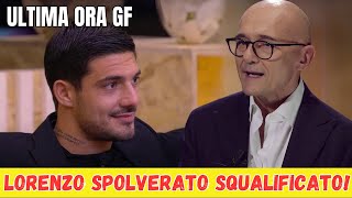 GRANDE FRATELLO SHOCKLORENZO SPOLVERATO SQUALIFICATO [upl. by Ahtera]