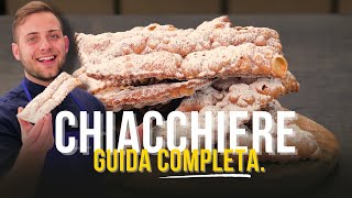 Chiacchiere  FRITTE  GUIDA COMPLETA [upl. by Joe587]