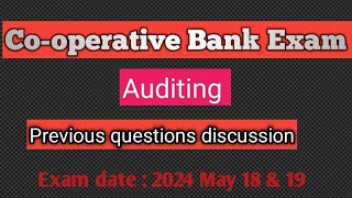 Auditing questions and related FactsJunior Cooperative InspectorCSEB Junior Clerk exam [upl. by Atinav578]