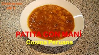 PATITA CON MANI  RECETAS  COCINA PERUANA [upl. by Haduhey472]