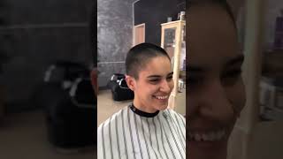 Pixie hair cut transformation to Buzz hair cut styles transformation haircut hairstyle buzzcut [upl. by Florentia573]