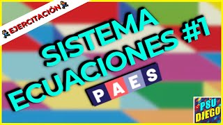 Sistemas Ecuaciones 2x2  EJERCITACIÓN n°1 [upl. by Ferdinand]