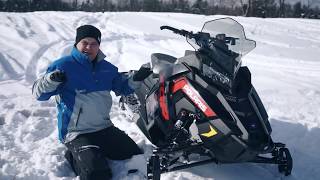 Гоночный болид для снега Обзор снегохода POLARIS SWITCHBACK XCR 800 [upl. by Rebliw]