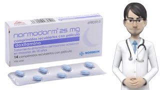 NORMODORM doxilamina normodorm 25 mg normodorm para que sirve [upl. by Ateiluj]