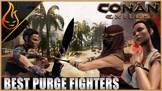 Fighter Purge Thrall Damage Values Conan Exiles [upl. by Decato]