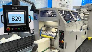 GP3876 F WITH CHAMBER DOCTOR BLADE SYSTEM INLINE PRINTER UP TO 1000 BAGSMINUTE AT DRUPA 2024 [upl. by Rigdon]