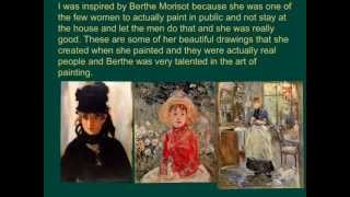 Peyton teaches how to paint like Berthe Morisot in Explain Everything [upl. by Desma542]