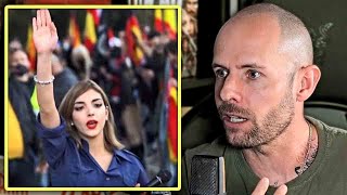 ISABEL PERALTA ME RECUERDA MUCHÍSIMO A MÍ  El exnazi David Saavedra sobre la fascista viral [upl. by Andri]