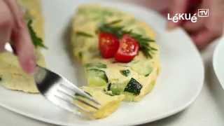 Lékué TV  Omelette  Recette  Omelette au poivron vert oignon et ail [upl. by Gnaig607]